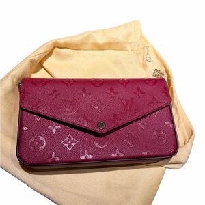Red Envelope Crossbody Clutch